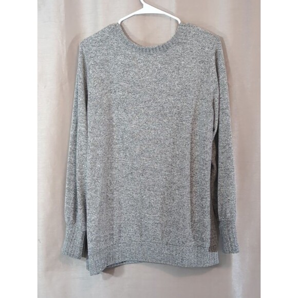 Torrid 1 Super Soft Plush Sweater Women’s 1X Gray V-Neck Long Sleeve Comfy Boho - Picture 2 of 13